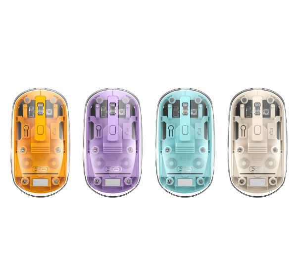 Mouse Inalámbrico XO M12 - Diseño Transparente & Recargable - Image 2