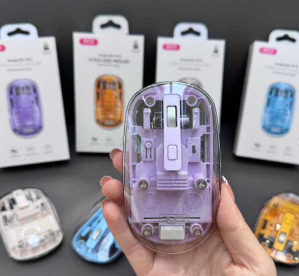 Mouse Inalámbrico XO M12 - Diseño Transparente & Recargable - Image 3
