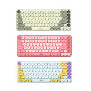 Teclado Inalámbrico de Modo Dual XO KB-12 Retro Pop