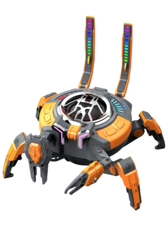Corneta Bluetooth XO F52 Estilo Cangrejo Mech con Luz RGB