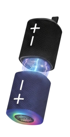 Corneta Bluetooth Magnética 2 en 1 XO F79 con Luz RGB e IPX6